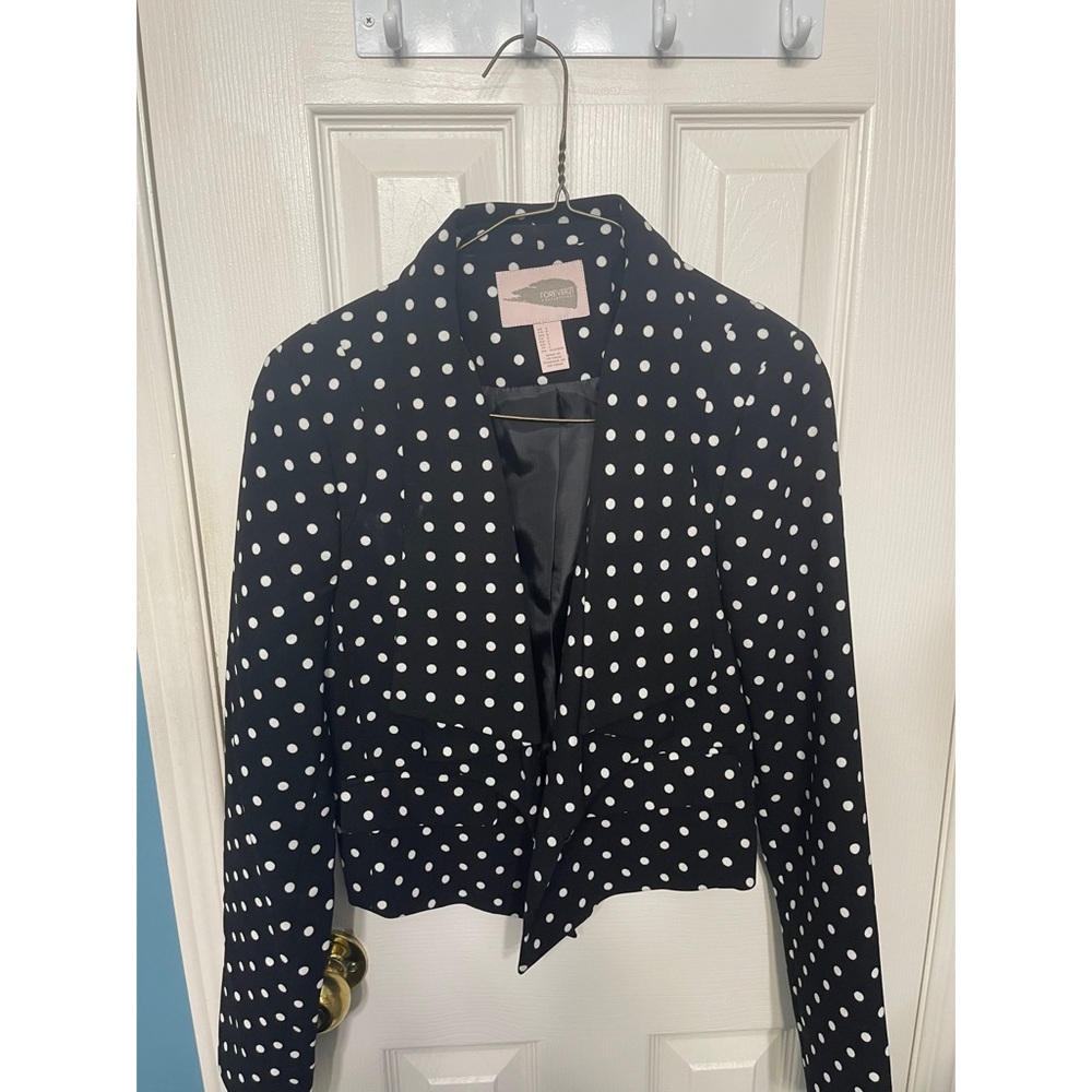 🍒3/$45🍒 ~ Forever 21 Polka Dot Blazer